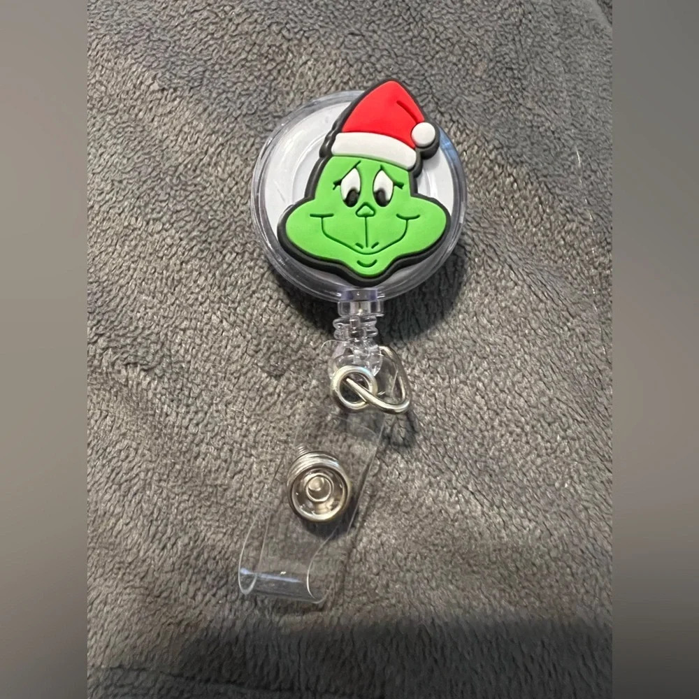 Grinch Badge Holder